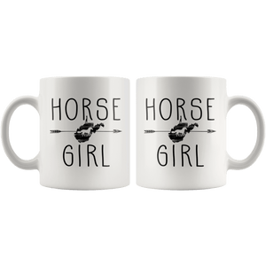 RobustCreative-West Virginia Horse Girl Gifts Virginian Shape Country for women - 11oz White Mug Racing Lover Gift Idea