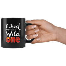 Load image into Gallery viewer, RobustCreative-Chinese Dad of the Wild One Birthday China Flag Black 11oz Mug Gift Idea
