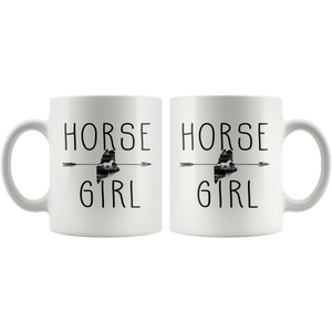 RobustCreative-Maine Horse Girl Gifts Mainer Shape Country for women - 11oz White Mug Racing Lover Gift Idea