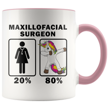 Load image into Gallery viewer, RobustCreative-Maxillofacial Surgeon Dabbing Unicorn 80 20 Principle Superhero Girl Womens - 11oz Accent Mug Medical Personnel Gift Idea
