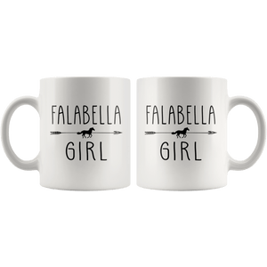 RobustCreative-Falabella Horse Girl Gifts Horses Lover Riding Racing - 11oz White Mug Racing Lover Gift Idea