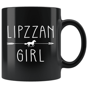 RobustCreative-Lipzzan Horse Girl Gifts Horses Lover Riding Racing - 11oz Black Mug Riding Lover Gift Idea