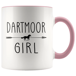 RobustCreative-Dartmoor Horse Girl Gifts Horses Lover Riding Racing - 11oz Accent Mug Racing Lover Gift Idea