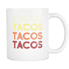 Load image into Gallery viewer, RobustCreative-Tacos Vintage Retro - Cinco De Mayo Mexican Fiesta - No Siesta Mexico Party - 11oz White Funny Coffee Mug Women Men Friends Gift ~ Both Sides Printed
