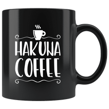 Load image into Gallery viewer, RobustCreative-Hakuna Coffee   Funny Coworker Saying Birthday Gift Black 11oz Mug Gift Idea
