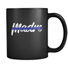 Load image into Gallery viewer, RobustCreative-Police Madre patriotic Trooper Cop Thin Blue Line  Law Enforcement Officer 11oz Black Coffee Mug ~ Both Sides Printed
