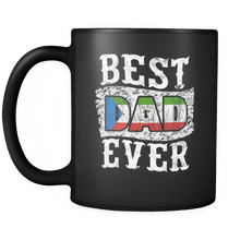 Load image into Gallery viewer, RobustCreative-Best Dad Ever Equatorial Guinea Flag - Fathers Day Gifts - Family Gift Gift From Kids - 11oz Black Funny Coffee Mug Women Men Friends Gift ~ Both Sides Printed
