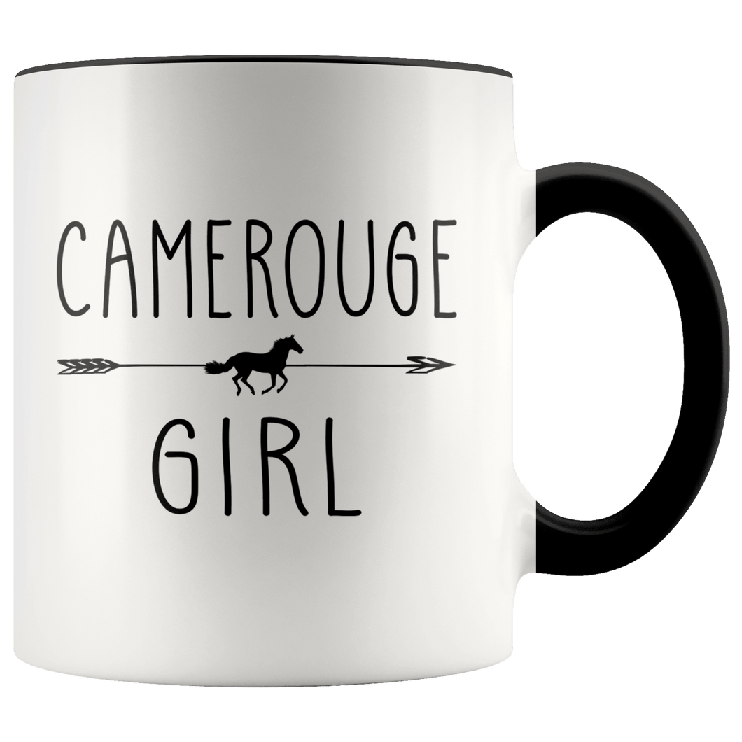 RobustCreative-Camerouge Horse Girl Gifts Horses Lover Riding Racing - 11oz Accent Mug Racing Lover Gift Idea