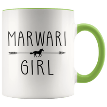 Load image into Gallery viewer, RobustCreative-Marwari Horse Girl Gifts Horses Lover Riding Racing - 11oz Accent Mug Racing Lover Gift Idea
