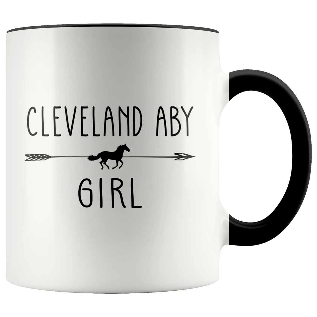 RobustCreative-Cleveland Aby Horse Girl Gifts Horses Lover Riding Racing - 11oz Accent Mug Riding Lover Gift Idea