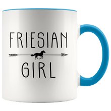 Load image into Gallery viewer, RobustCreative-Friesian Horse Girl Gifts Horses Lover Riding Racing - 11oz Accent Mug Riding Lover Gift Idea
