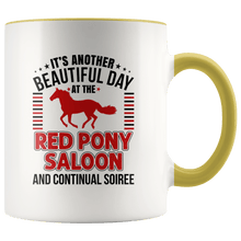 Load image into Gallery viewer, RobustCreative-Horse Lover Red Pony It Is a Beautiful Day Gift ZRB - 11oz Accent Mug Riding Lover Gift Idea
