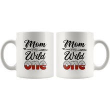 Load image into Gallery viewer, RobustCreative-Polish Mom of the Wild One Birthday Poland Flag White 11oz Mug Gift Idea
