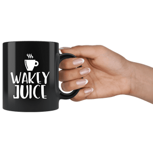RobustCreative-Coffee  The Wakey Juice Funny Coworker Saying Gift Idea Black 11oz Mug Gift Idea