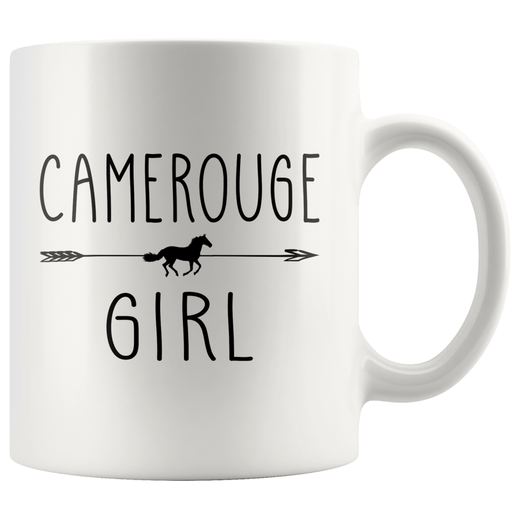 RobustCreative-Camerouge Horse Girl Gifts Horses Lover Riding Racing - 11oz White Mug Racing Lover Gift Idea