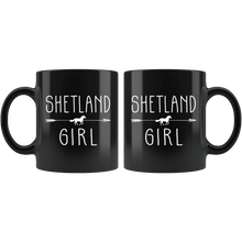 Load image into Gallery viewer, RobustCreative-Shetland Horse Girl Gifts Horses Lover Riding Racing - 11oz Black Mug Racing Lover Gift Idea
