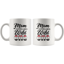 Load image into Gallery viewer, RobustCreative-Yemeni Mom of the Wild One Birthday Yemen Flag White 11oz Mug Gift Idea
