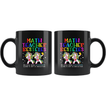 Load image into Gallery viewer, RobustCreative-Math Teacher Besties Teacher&#39;s Day Best Friend Black 11oz Mug Gift Idea

