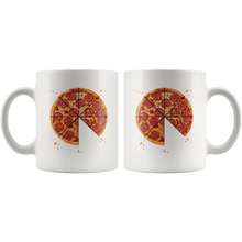 Load image into Gallery viewer, RobustCreative-Matching Pizza Slice s For Daddy And Son Fathers Day White 11oz Mug Gift Idea
