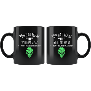 RobustCreative-Funny Alien Saying Take Me Home With You UFO - 11oz Black Mug sci fi believer Area 51 Extraterrestrial Gift Idea