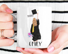 Load image into Gallery viewer, RobustCreative-Graduation Gift For Her, Graduation Personalized Cup Class Of 2020, PHD Senior Graduation Gift For Girl, Custom College Grad Coffee Mug
