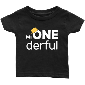 RobustCreative-Mr Onederful First Birthday Outfit Boy for One Year Old Baby 1st Infant T-Shirt