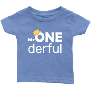 RobustCreative-Mr Onederful First Birthday Outfit Boy for One Year Old Baby 1st Infant T-Shirt