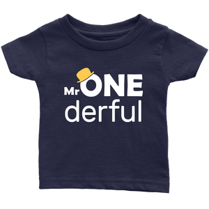 RobustCreative-Mr Onederful First Birthday Outfit Boy for One Year Old Baby 1st Infant T-Shirt