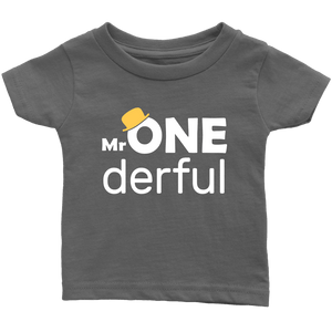 RobustCreative-Mr Onederful First Birthday Outfit Boy for One Year Old Baby 1st Infant T-Shirt