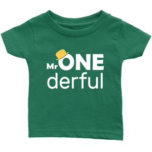 RobustCreative-Mr Onederful First Birthday Outfit Boy for One Year Old Baby 1st Infant T-Shirt