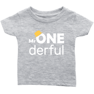 RobustCreative-Mr Onederful First Birthday Outfit Boy for One Year Old Baby 1st Infant T-Shirt