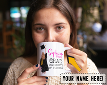 Load image into Gallery viewer, RobustCreative-Custom Graduation Gifts, 11oz Coffee Mugs for Women - Choose Hair, Skin Color - Personalized Graduation Mug w Names &amp; Text Options for Graduates, High School, College, Class of 2020
