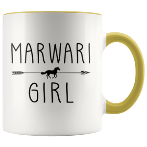 RobustCreative-Marwari Horse Girl Gifts Horses Lover Riding Racing - 11oz Accent Mug Racing Lover Gift Idea