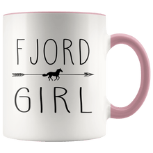 Load image into Gallery viewer, RobustCreative-Fjord Horse Girl Gifts Horses Lover Riding Racing - 11oz Accent Mug Riding Lover Gift Idea
