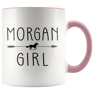 RobustCreative-Morgan Horse Girl Gifts Horses Lover Riding Racing - 11oz Accent Mug Racing Lover Gift Idea