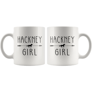 RobustCreative-Hackney Horse Girl Gifts Horses Lover Riding Racing - 11oz White Mug Riding Lover Gift Idea