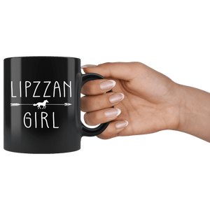 RobustCreative-Lipzzan Horse Girl Gifts Horses Lover Riding Racing - 11oz Black Mug Riding Lover Gift Idea