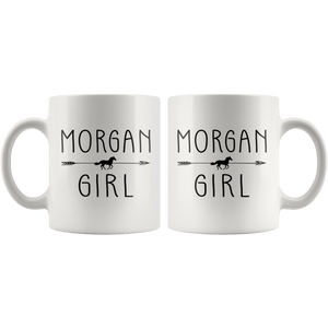 RobustCreative-Morgan Horse Girl Gifts Horses Lover Riding Racing - 11oz White Mug Riding Lover Gift Idea