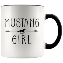 Load image into Gallery viewer, RobustCreative-Mustang Horse Girl Gifts Horses Lover Riding Racing - 11oz Accent Mug Riding Lover Gift Idea
