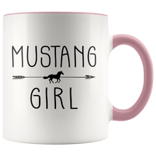 Load image into Gallery viewer, RobustCreative-Mustang Horse Girl Gifts Horses Lover Riding Racing - 11oz Accent Mug Riding Lover Gift Idea
