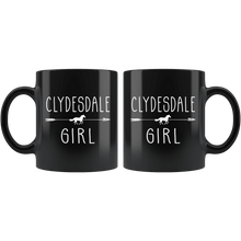 Load image into Gallery viewer, RobustCreative-Clydesdale Horse Girl Gifts Horses Lover Riding Racing - 11oz Black Mug Racing Lover Gift Idea
