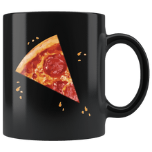 Load image into Gallery viewer, RobustCreative-Matching Pizza Slice s Kids Son Toddler Boys Girls Black 11oz Mug Gift Idea
