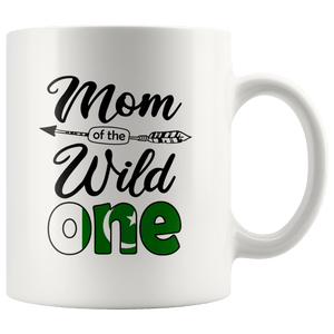 RobustCreative-Pakistani Mom of the Wild One Birthday Pakistan Flag White 11oz Mug Gift Idea