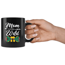 Load image into Gallery viewer, RobustCreative-Grenadian Mom of the Wild One Birthday Grenada Flag Black 11oz Mug Gift Idea
