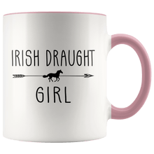 Load image into Gallery viewer, RobustCreative-Irish Draught Horse Girl Gifts Horses Lover Riding Racing - 11oz Accent Mug Racing Lover Gift Idea
