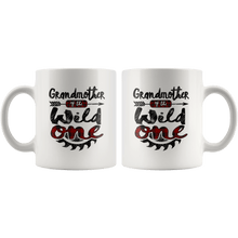 Load image into Gallery viewer, RobustCreative-Grandmother of the Wild One Lumberjack Woodworker - 11oz White Mug sawdust is mans glitter Gift Idea

