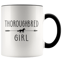 Load image into Gallery viewer, RobustCreative-Thoroughbred Horse Girl Gifts Horses Lover Riding Racing - 11oz Accent Mug Riding Lover Gift Idea
