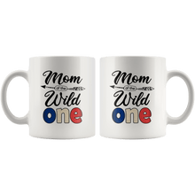Load image into Gallery viewer, RobustCreative-French Mom of the Wild One Birthday France Flag White 11oz Mug Gift Idea
