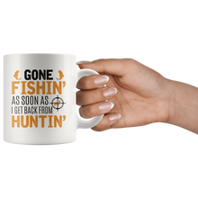 Load image into Gallery viewer, RobustCreative-Hunting &amp; Fishing Gift for Hunters Love Hunt Fish - 11oz White Mug deer elk duck bear coyote pheasant coon turkey bird Gift Idea
