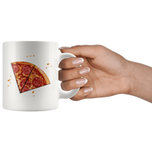 Load image into Gallery viewer, RobustCreative-Matching Pizza Slice s Twins Kids Son Boys Girls White 11oz Mug Gift Idea
